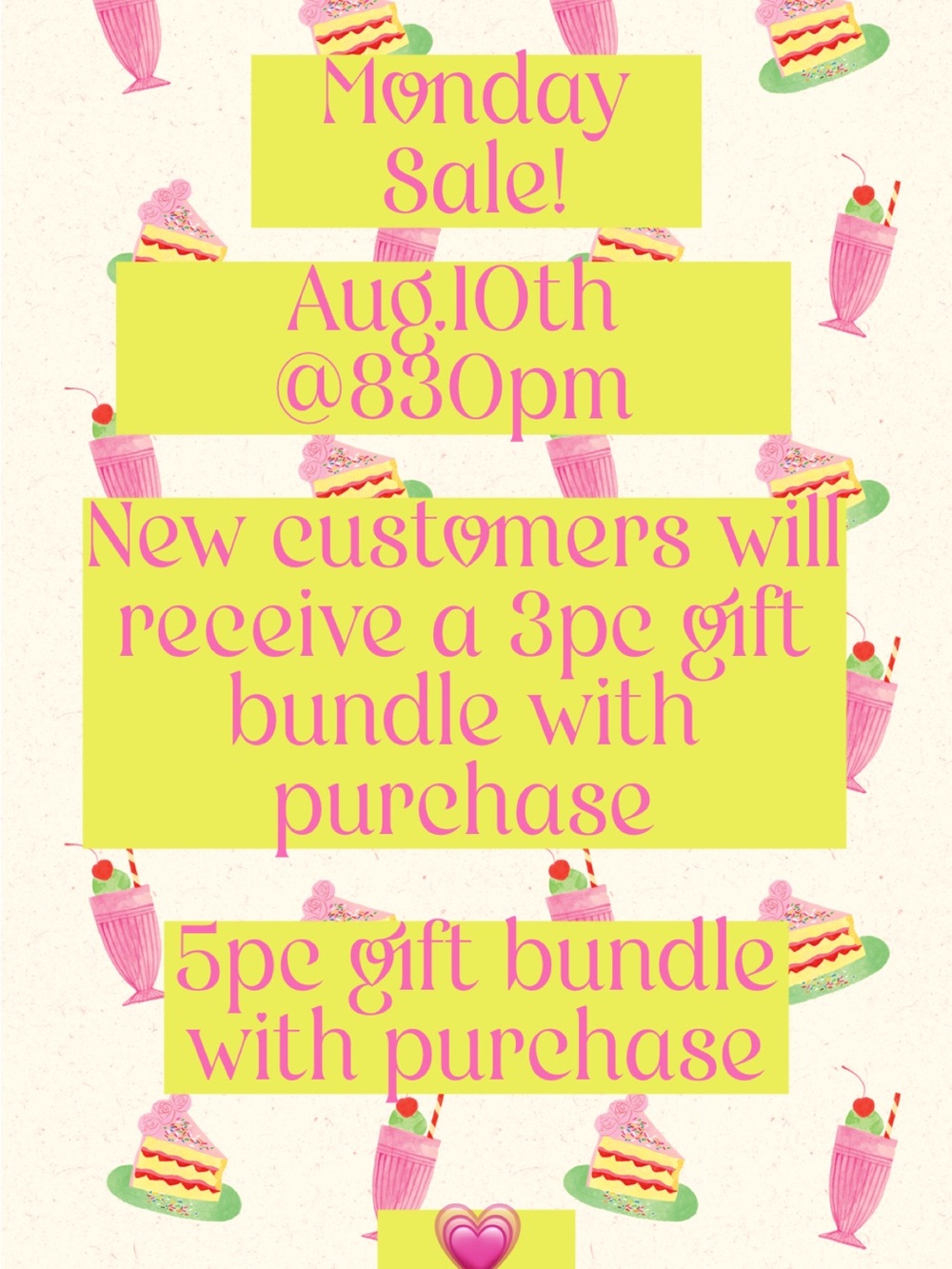 Pink Promotional Bath & Body Gift Bundle